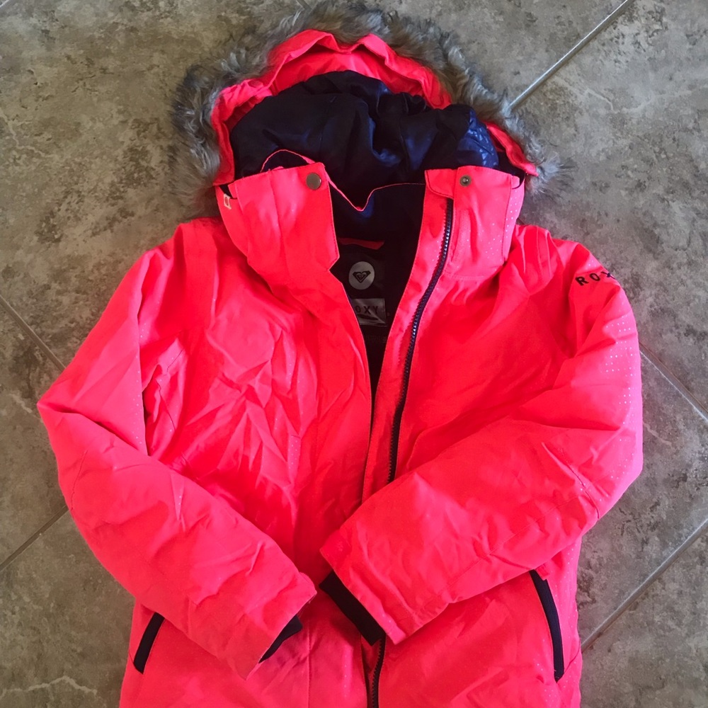 Roxy 10k snowboard jacket Neon!